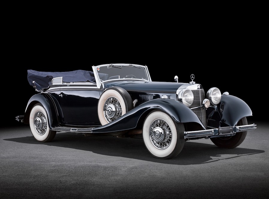 1936 Mercedes-Benz 500 K Cabriolet B (W 29) with a powerful 118 kW (160 hp) engine